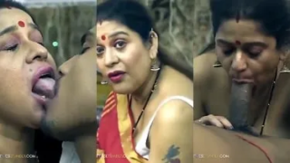 Indian desi xxx video Aunty nephew did hot French kissing smooching and oral sex